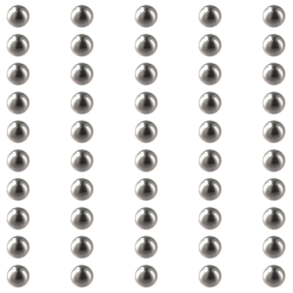

50Pcs 2.5/3/5/6mm Bicycle Bearing Balls 304 Stainless Steel Steel Solid Beads CNC, Impact Test 5mm