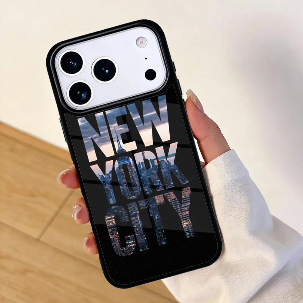 New York City Mobile Phone Case for IPhone 17 AIR 16pro Max 15 14 13 12 11 Bumper Cover