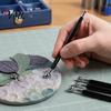 Clay Modeling Tools 4Pcs Polymer Shaping Tool Set, Sculpting Stick with Stainless Art Craft Supplies Steel Ball, 4 Size DIY Fondant Pottery Decorating
