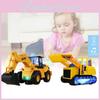 Colorful Electric Excavator Toy With Cool Lights And Music For Kids Fun Playtime