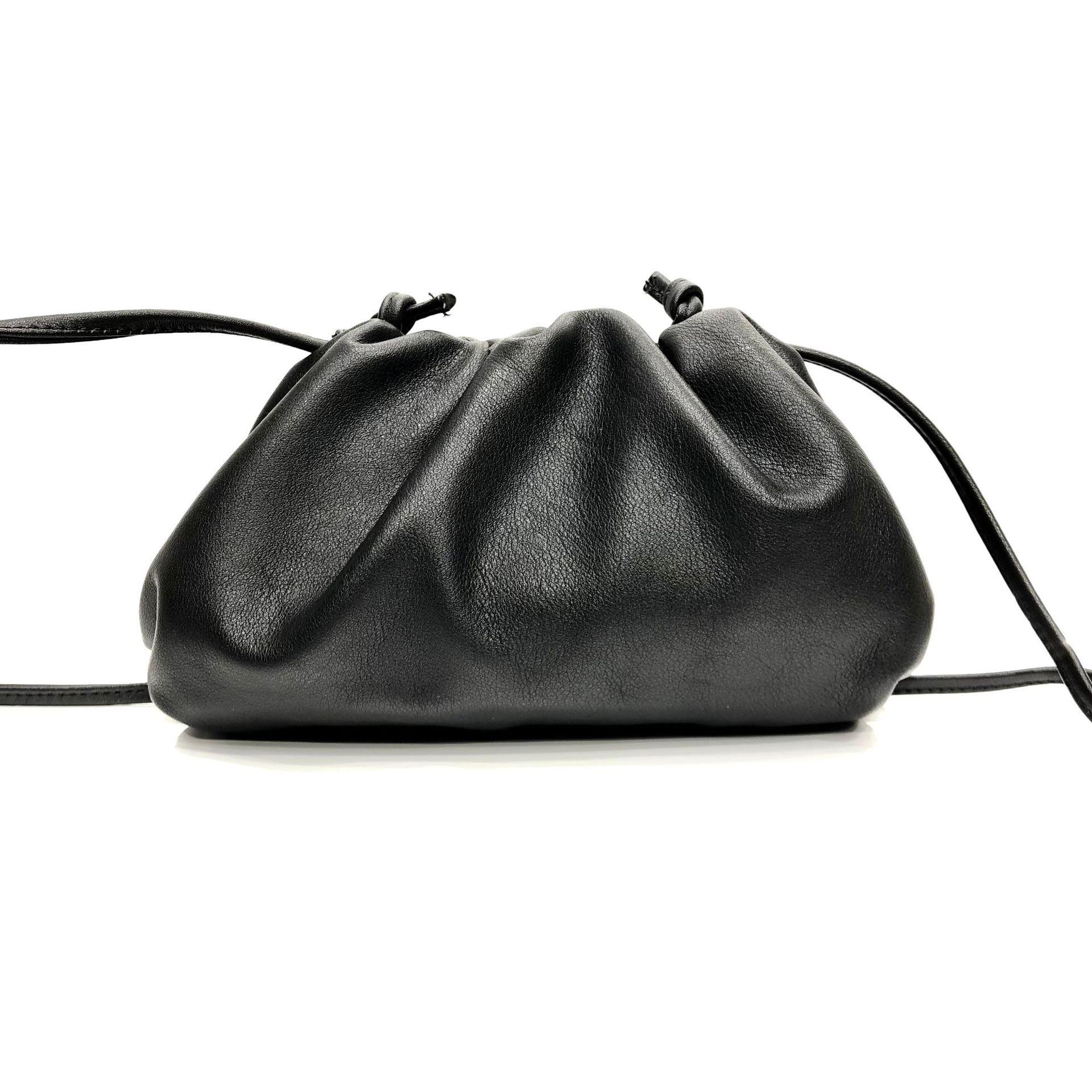 

Luxury Brand 2024 Leather Women s Bag Handmade Cowhide Cloud Bag Shoulder Bag Crossbody Purses And Handbags 14x24x10cm