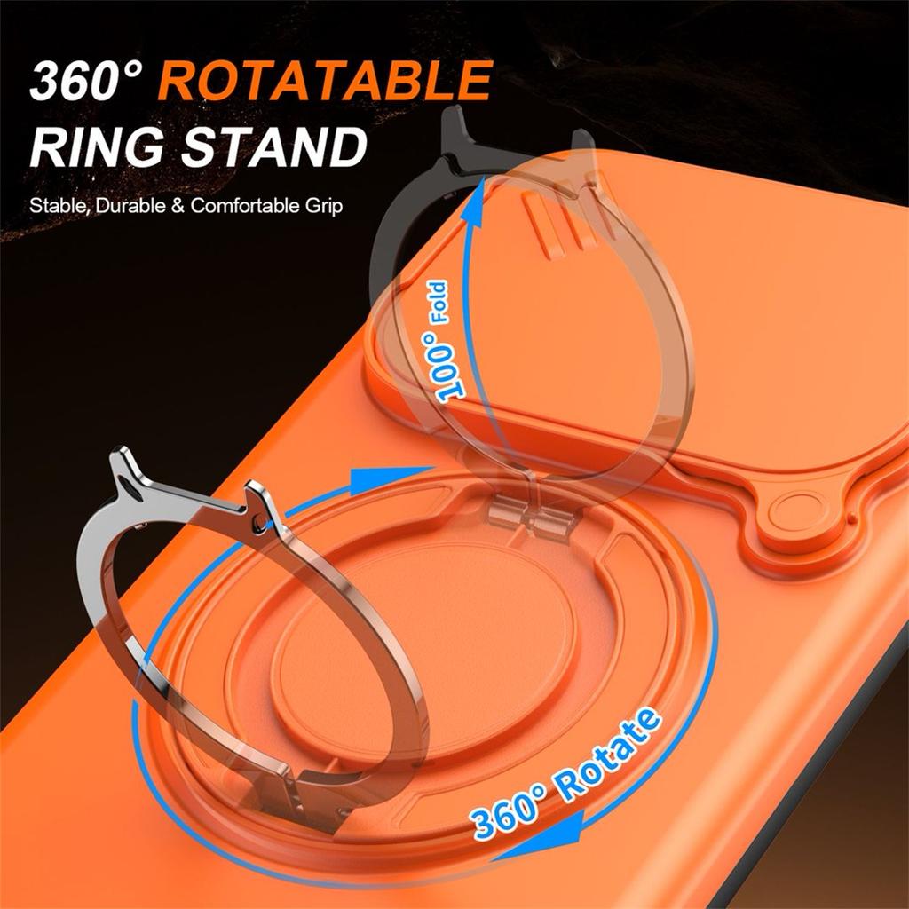 15T Custodia Resistente Copri Obiettivo Fotocamera Scorrevole Copertura con Supporto Rotante Per Xiaomi Mi 14T Pro 17 Robusto Antiurto Cover per Telefono Funda