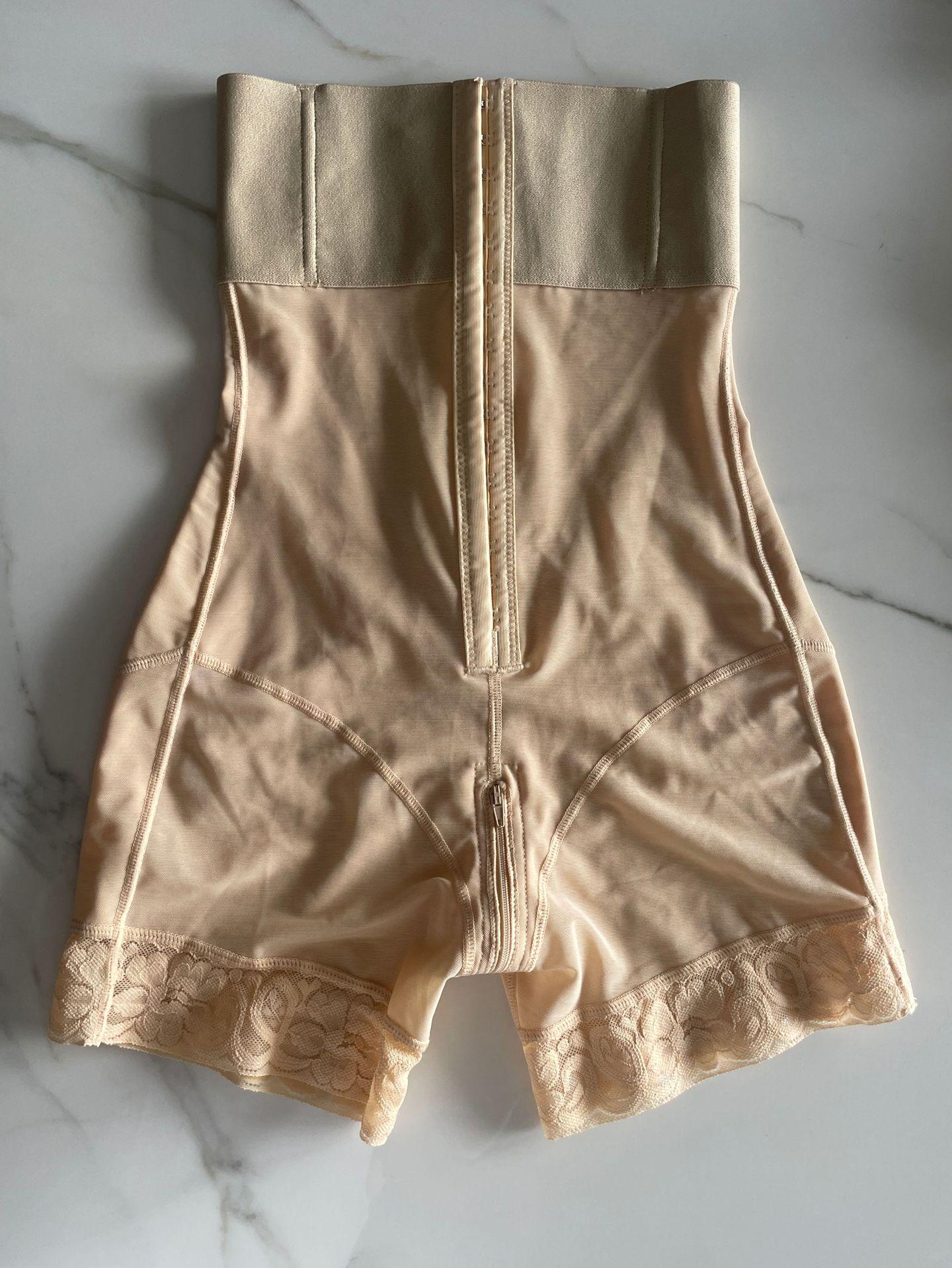 

Утягивающие послеродовые брюки Cross-Border с высокой эластичностью: Большой размер с поддержкой живота, подъемом бедер и застежкой-молнией XXXL