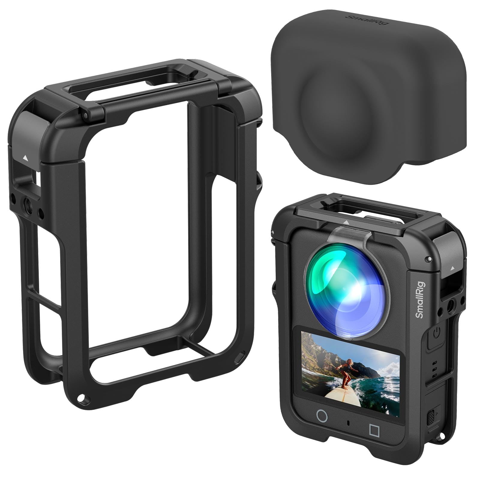 

SmallRig DJI Osmo 360 Camera Cage, Aluminum Case Protective Frame Mount, OSMO 360 Expansion Housing Shell (Product Code: 5704)