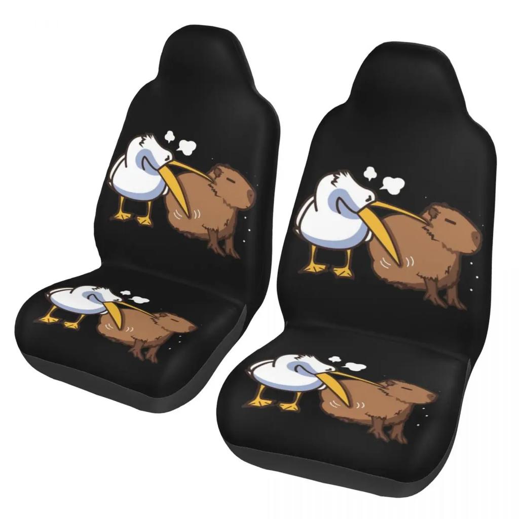 Capybara Coconut Dog Car Seat Cover Waterproof Suitable For All Kinds Models Animal Seat Cushion/Cover Fiber Car Accessories