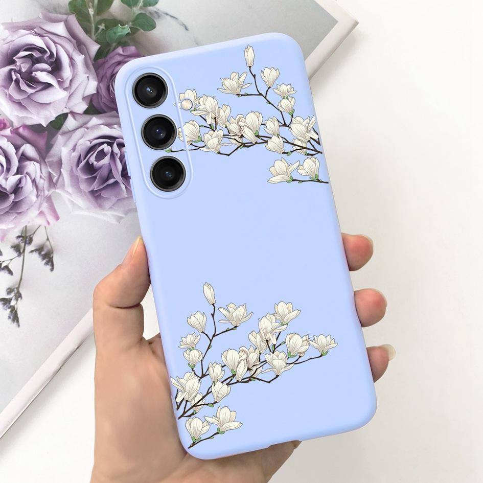 For Samsung Galaxy A25 2023 Case SM-A256B Cover Popular Flower Cartoon Soft Silicone Funda For Samsung A35 A25 5G A 25 Protector
