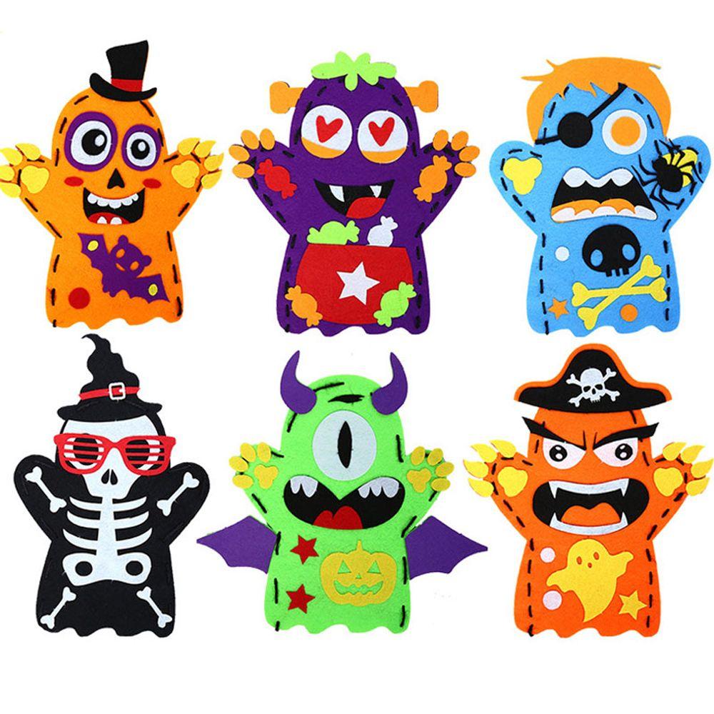 Toy Birthday Gift Halloween Decoration Hand Puppet Toy DIY Hand Puppet Kits Halloween Puppet