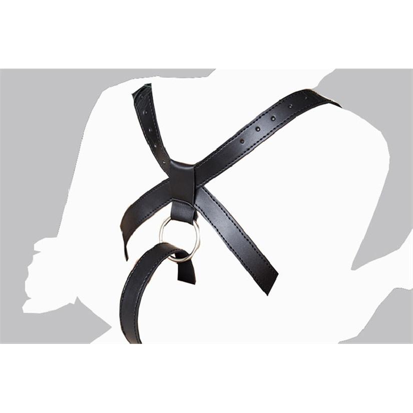 BDSM Bondage Set Open Leg Splitter Hogtie Legcuffs Real Leather Sex Toys For Women Belt