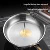 Handun Titanium Hammered Stainless Steel Stir-Fry Pan