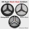 C200 E200 For Mercedes Benz Car Front Grill Emblem Star Badge 3D Mirror OE Style Flat Surface For Mercedes Benz W245 W204 X204 B