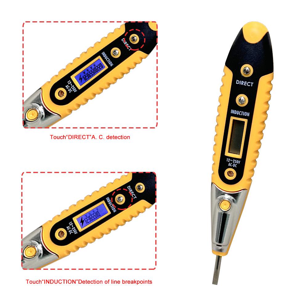 Multifunctional Non-Contact Smart Induction Voltage Tester with Sound and Light Alarm