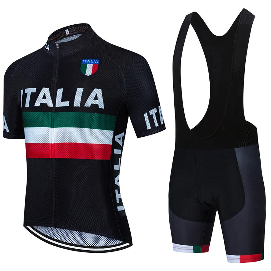 New ITALIA Cycling Jersey Pink UAE TEAM Bike Jersey Shorts Set Ropa Ciclismo Men Women Summer Pro Bicycle Maillot Clothing