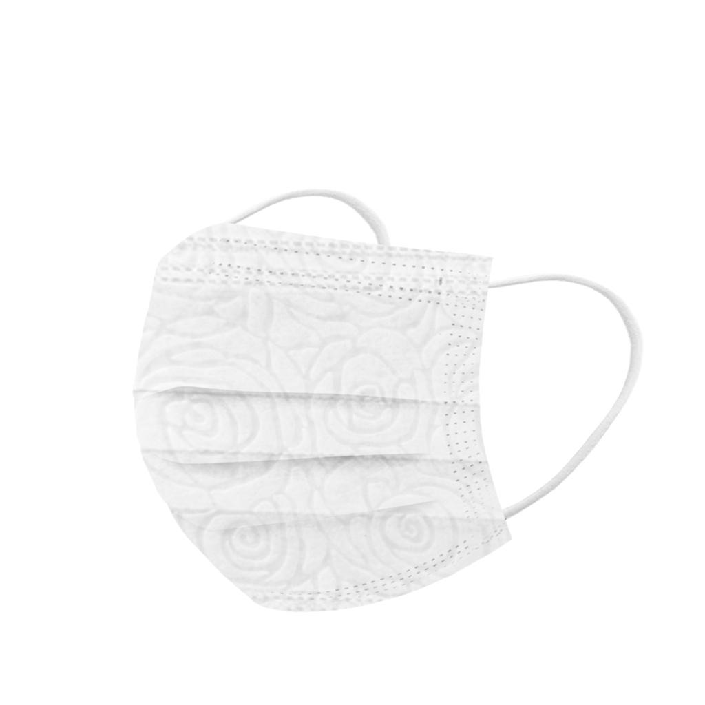 Adult Man Women Rose Mask Disposable  Mask Industrial 3Ply Ear Loop 10PCS Mask