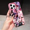 Holo Mori Calliope Jelly Double layer Rose Red Mobile Phone Case for iPhone 17 16 15 14 13 12 11 Air Pro Max Plus Protective