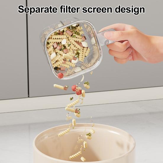 Sink Drain Strainer with Suction Cup Kitchen Sink Food Residue Catcher Basket Fine Mesh Strainer for Food Waste Leftovers