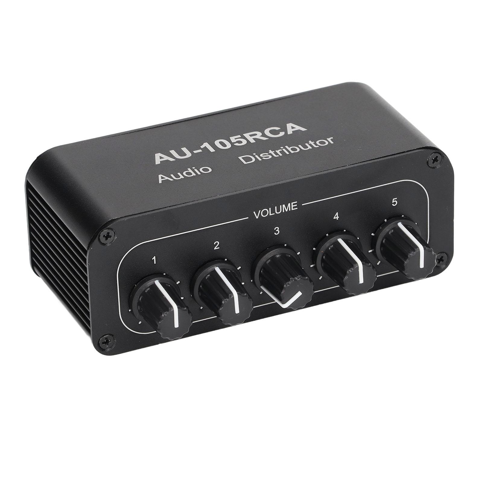 

Двунаправленный аудиокоммутатор, высококачественный 5-канальный аудиокоммутатор-сплиттер для мультимедийной конференции