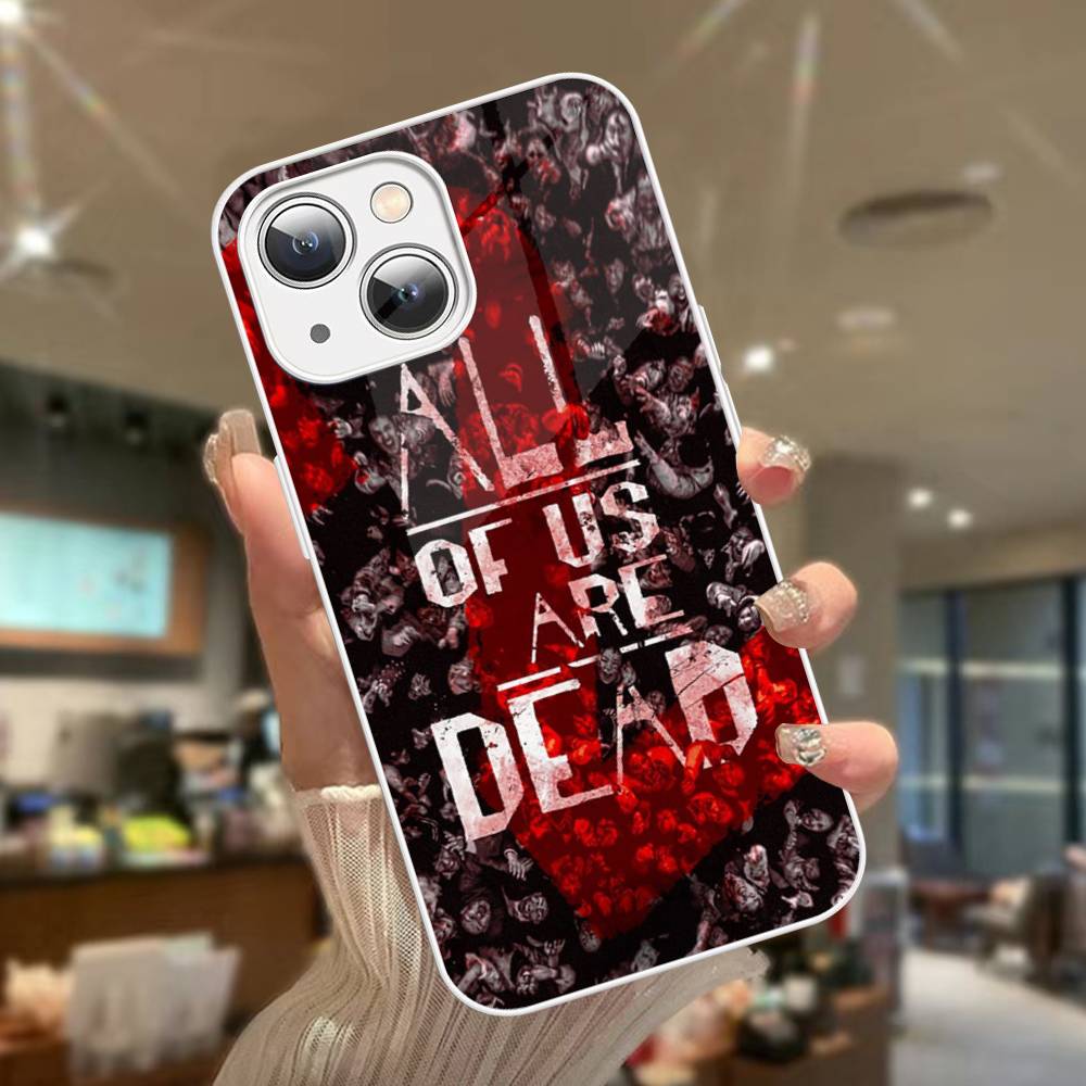 Horror TV All Of Us Are Dead Tempered Glass For Iphone 14 13 12 11 Pro Mini XS MAX 14Plus X XS XR Fundas