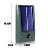 Solar Powered Ultrasonic Destroyer with Motion Sensor and Flash, Suitable for Repelling Dogs, Cats, Birds, Squirrels, Raccoons, Skunks, Mice, Moles