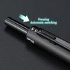 High Quality Metal Gravity Sensor Pen 4 In 1 Press Type 3Colors Ballpoint Pen Multi-Function Gel Pen School Office