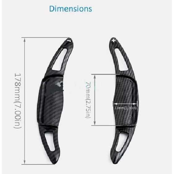Steering Wheel Paddle Shifter Extend For Toyota Camry Crown Corolla Carbon Fiber