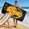 Mystic moonlit enchantment Print beach towel, quick drying, suitable for travel, outdoor sports, jogging, the beach and swimming, gift