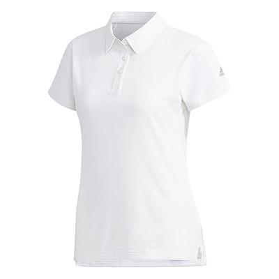 Solid Color Quick-Dry Sports Polo Shirt Women Tops White DV2254
