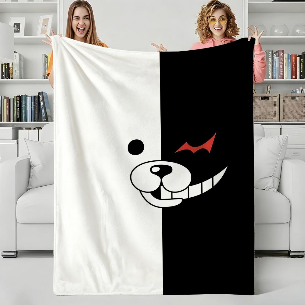 Game S-Super Danganronpas Throw Flannel Blanket Perfect for Sofa Office Bed Travel Sleep Read Relax Camping four season use