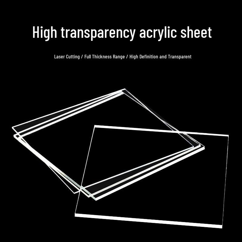 Clear Acrylic Sheet for DIY, Laser Cutting & Model Making