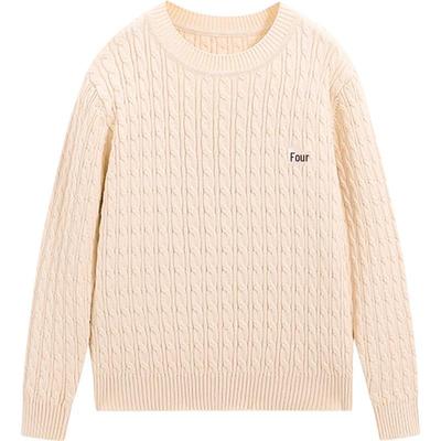Kids' Unisex Basic Round Neck Sweater