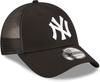 NEW ERA Mesh Cap MLB 9FORTY Trucker Adjustable Hat NY black white