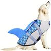 Shark Dog Life Jacket Enhanced Buoyancy Small Dogs Swimming Clothes Safety Vest with Handle for Medium Large Dog Surfing Costume