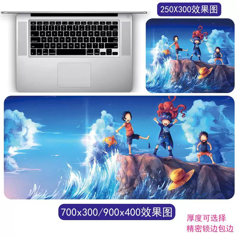 Cartoon Anime ONE PIECE Mouse Pad Oversized One Piece Roronoa Zoro Monkey D. Luffy Animation Game Office Computer Desk Mat Two-dimensional Peripheral