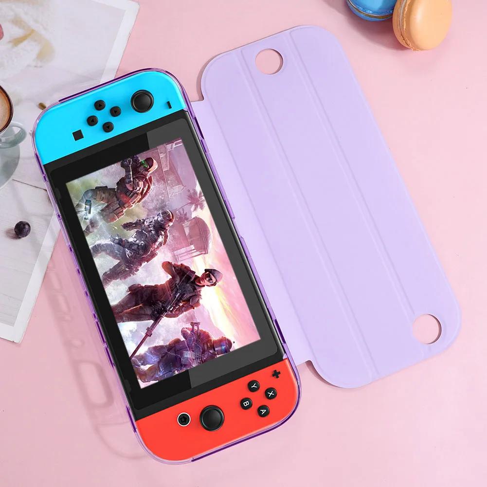 Flip TPU Protective Cover for Switch 2 Handheld Gaming Console Case Shockproof Anti-Scratch Protector Shell Skin Accessories