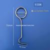 Spring Steel Wire Snap Hook: Stainless Steel Elastic Clip, U-Shape & C-Shape Retaining Ring, Light Buckle Hardware Fix.
