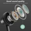 Bluetooth-compatible 5.3 Sports Headphones with LED Display Noise Cancelling Mic,Comfortable Magnetic Neckband Headphone