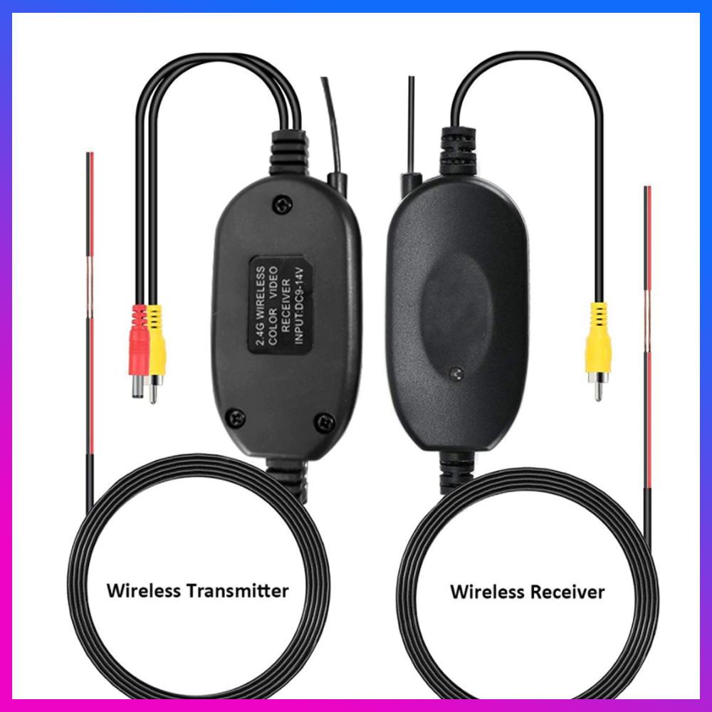 12V 24V Reverse Parking Backup CAM Car Rear View Camera Wireless Wiring Kit 2.4GHz Vehicle Cameras Wireless Transmitter/Receiver