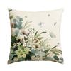 Vikama Floral Cushion Cover Summer Decorative Cushion Cover Rustic Country Home Living Room Sofa Bedroom Cushion Cover