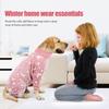 Gemütlicher atmungsaktiver Hundepyjama - Warm, Vierbeiner, Anti-Haarausfall, Baumwollanzug für große Hunde