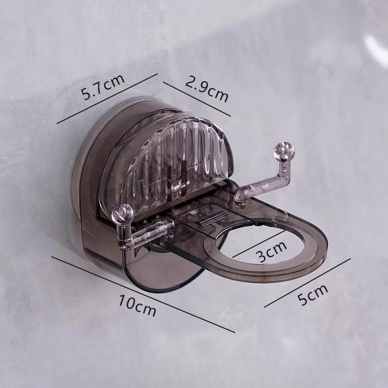 

Бесперфорационное настенное устройство для дезинфекции рук, бутылка для геля для душа, настенное устройство для воды, скребок для жидкости для мытья посуды Grey translucent style