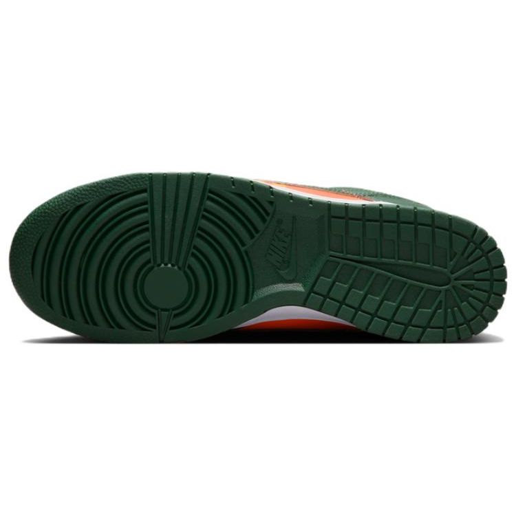 Nike Dunk Low Miami Hurricanes Men Sneakers Green Gorge-Green White DD1391-300