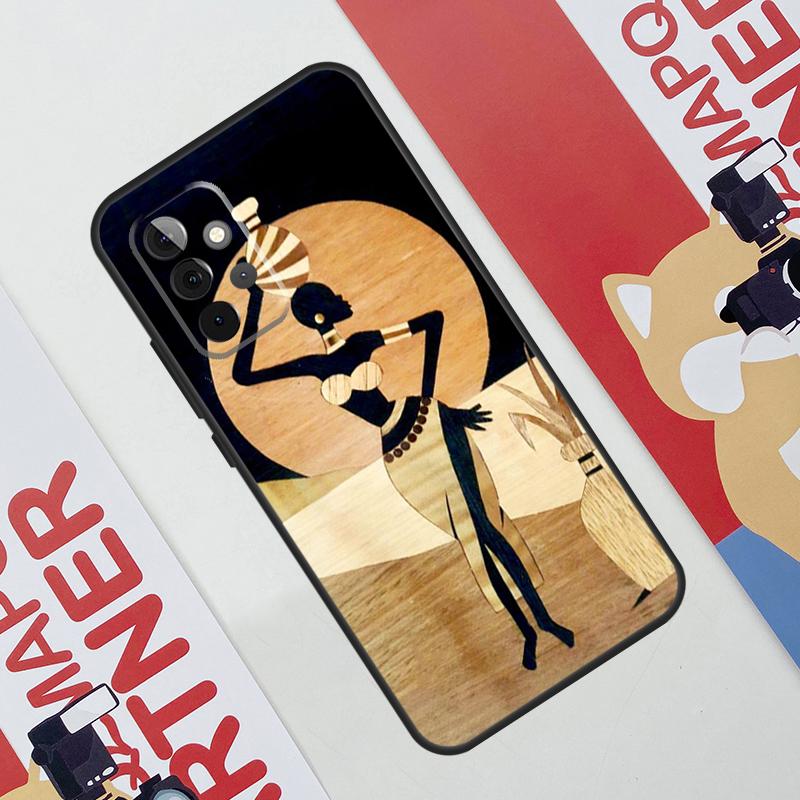 South Africa Woman Case For Samsung Galaxy A06 A16 A36 A56 A55 A35 A33 A53 A13 A23 A17 A54 A34 A14 A52 A32 A15