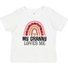 Inktastic Meine Oma liebt mich Mädchen Boho Regenbogen Baby T-Shirt Enkelkind Dusche
