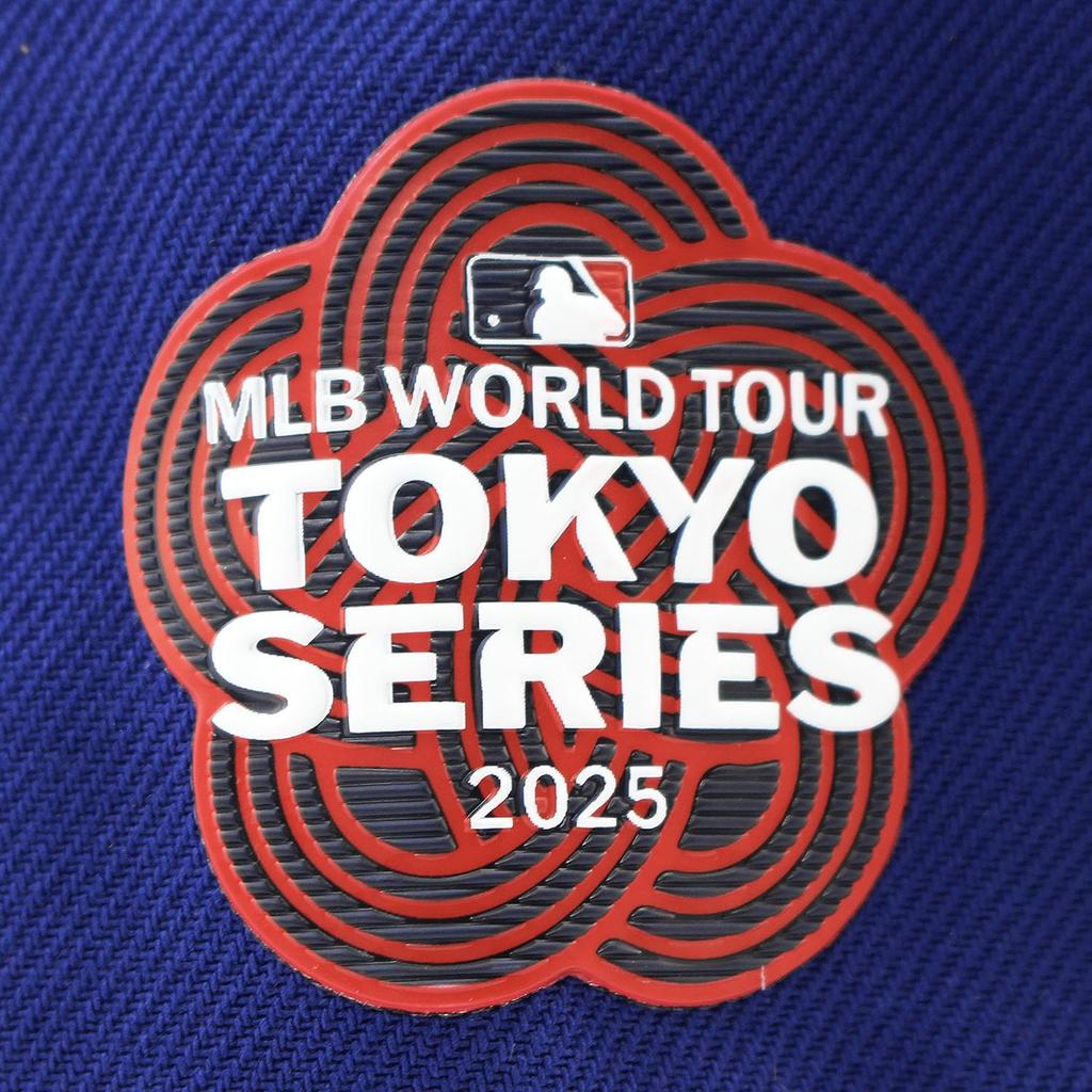 [New Era] MLB 2025 Opening Game Tokyo Series Model Cap LP59FIFTY Los Angeles Dodgers MLB TOKYO SERIES ON-FIELD LOW CROW CAP LA DODGERS Hat 5950 LC LP
