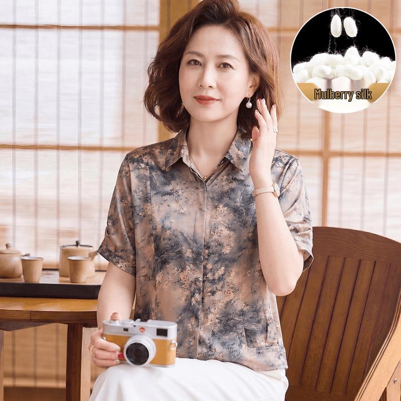Women s Casual Loose Fit Half-Sleeve T-Shirt XL