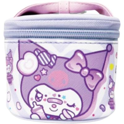 Bolsa de Maquiagem Mini Hatayama Shoji Sanrio Decora A8 x x 34203144 Kuromi, Aprox.. L10.5 P8.5cm,