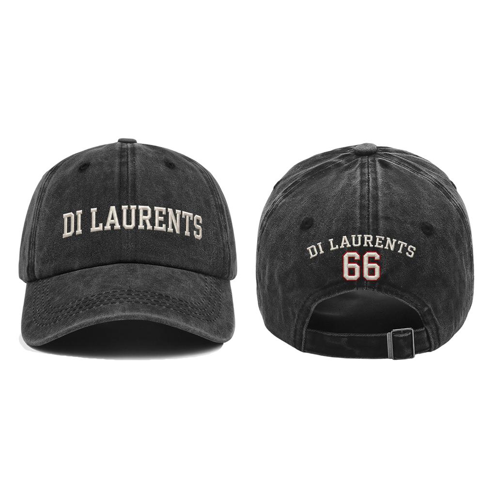 Vintage Washed Cotton Baseball Cap Soft Top Adjustable Strapback Hat with Embroidered Text and Distressed Look for Casual Wear