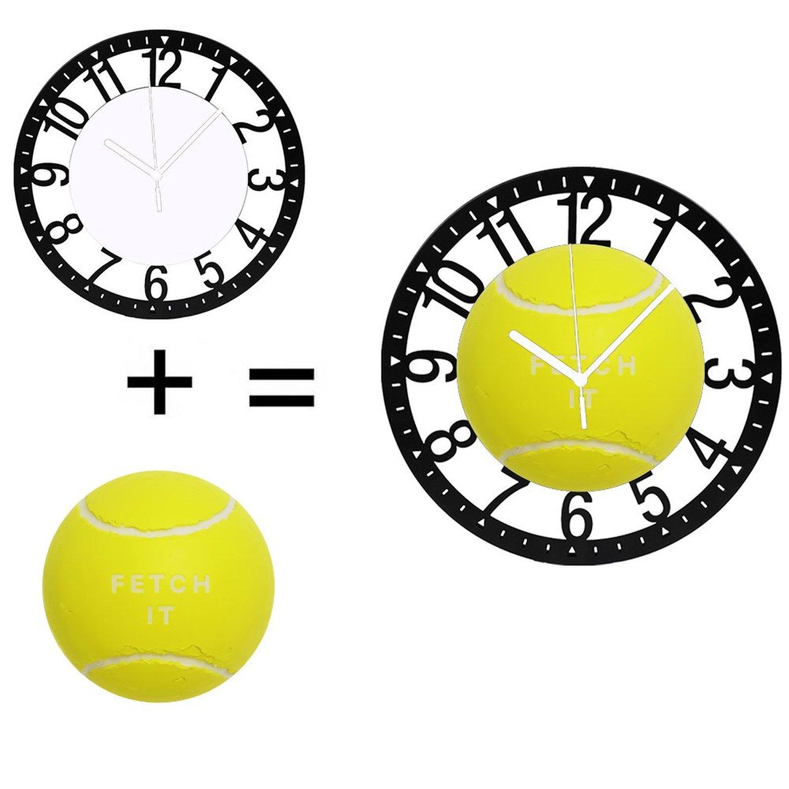 25cm Round Iron Wall Clock with Minimalist Design and Silent Quartz Movement (Black,10 inch(25.40cm))