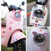 2pcs Cat Ears Style Attachments Helmet Decoration Accessories Self Adhesive Universal Helmet Cover Sticker for Motorcycle Bicycle Scooter