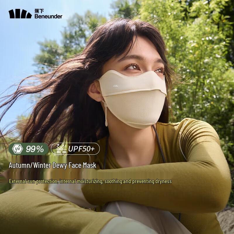 Beneunder Four Seasons Anti-UV Zipper Face Mask