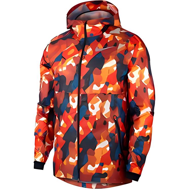 

Nike Logo Pattern Casual Windbreaker Jacket Unisex jackets Camouflage AH5988-634 M